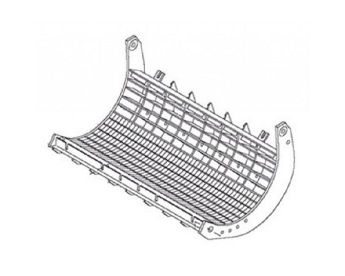 Главное зерновое подбарабанье John Deere 9501 (AH133287, AH133289, AH137534)